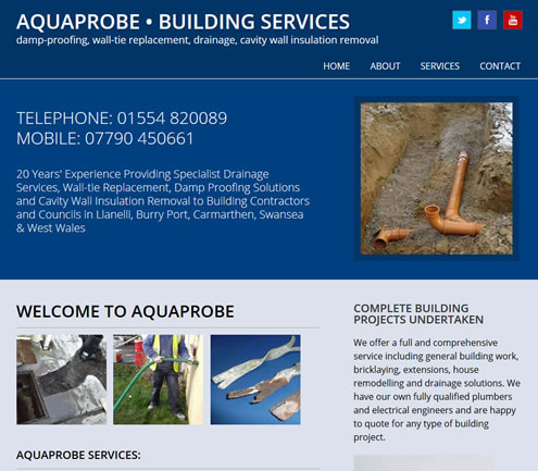 Aquaprobe website