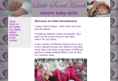 Little Sweethearts Website