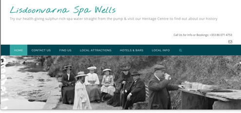 Lisdoonvarna spa wells website