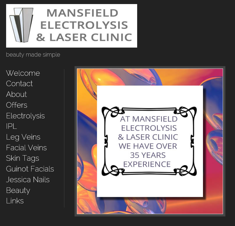 Mansfield Electrolysis Clinic website